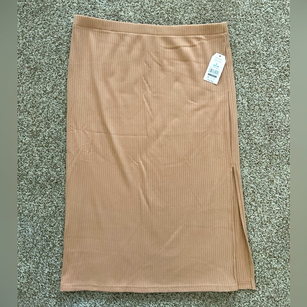 Time and Tru Midi Skirt